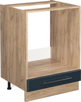 Obrázek produktu pro Skříňka na vestavěnou troubu Vicco Fame-Line Tmavě modrá s vysokým leskem 60 cm bez pracovní desky, Model 48868