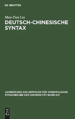 Produktbild von Deutsch-Chinesische Syntax