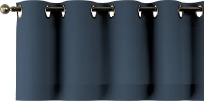 Produktbild von Dekoria Kurzgardine mit Ösen, marinenblau, 130 x 40 cm