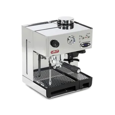 Zdjęcie produktu dla Lelit PL042TEMD, Ekspres do espresso, 2,7 l, Ziarna kawy, Kawa mielona, Wbudowany młynek, 1200 W, Stal nierdzewna