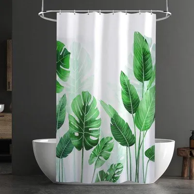 Obrázek produktu pro Sprchový závěs – proti plísním, voděodolný, polyester, 180 x 200 cm, kostkovaný