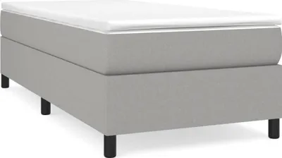 Obrázok produktu pre vidaXL Boxspring rám postele svetlosivý 100x200 cm látka