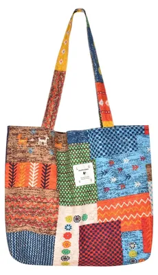 Produktbild von Wiederverwendbare Baumwolltasche mit Schultergurten für den Einkauf