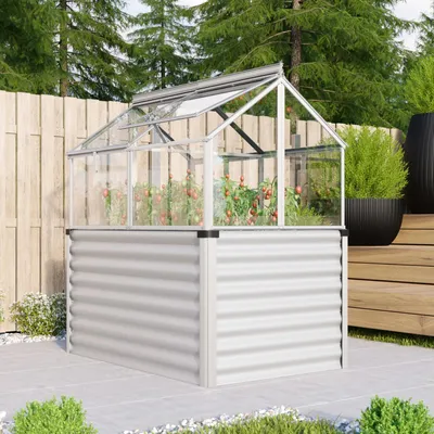 Produktbild von Vitavia Hochfrühbeet "Paris" aluminium blank / eloxiert 3 mm ESG
