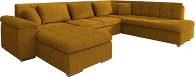 Produktbild von MIRJAN24 Ecksofa Niko Cord, Polsterecke mit Schlaffunktion, Sofa, Polstergarnitur (Farbe: Poso 1, Seite: Links)