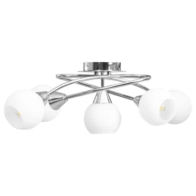 Produktbild von vidaXL Deckenleuchte mit Keramik-Lampenschirmen für 5 E14 Glühlampen