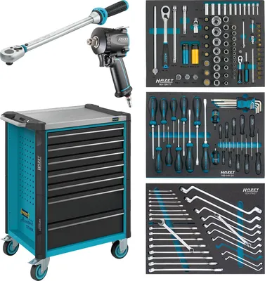 Produktbild von Wózek 179NX-7/137 W785xD518xH1020mm 450kg 7 szuflad 137 szt. blachy stalowej HAZET