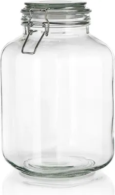 Immagine prodotto di Vaso ermetico quadrato da 3000ml in vetro. con chiusura a scatto