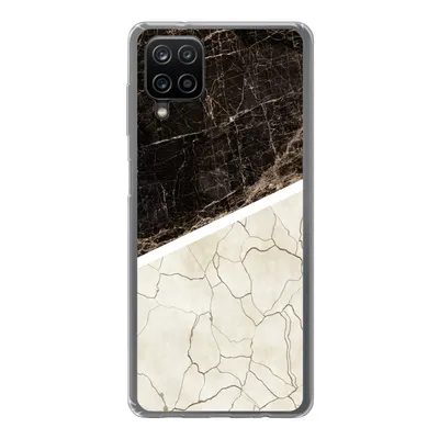 Produktbild von MuchoWow® Handyhülle Schutzhülle Hülle für Samsung Galaxy A12 Marmor - Struktur - Abstrakt Silikon Softcase Handy Hülle - Bild