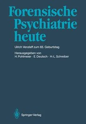 Produktbild von Forensische Psychiatrie heute