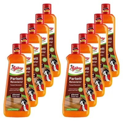 Produktbild von Poliboy Parkett Renovierer Glänzend 10er Set - 5L, Inhalt jeweils 500ml, Reinigung & Pflege