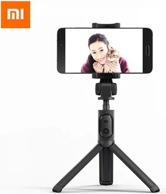 Produktbild von Xiaomi Mi 2v1Tripod Selfie Stick, čierny, otočný o 360°, držiak na smartfón