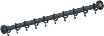 Produktbild von HEWI 801.34B400 92 Vorhangstange Ser 801, matt, d:33,