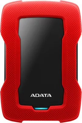 Image de ADATA Durable HD330 Disque dur externe 2TB, capteur de chocs, 2,5", USB 3.1, rouge