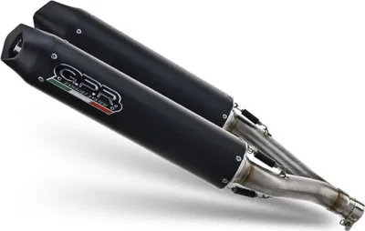 Obrázek produktu pro GPR Slip-on výfuky Black Fury homologované pro Aprilia Dorsoduro 750