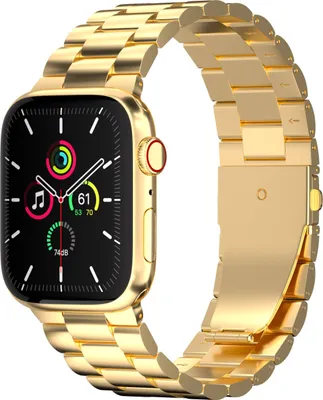 Obrázek produktu pro Watch 10 - 46 mm, Watch 1 - 42 mm, Watch 2 - 42 mm, Watch 3 - 42 mm, Watch 42 mm, Watch 44 mm, Watch 4 - 44 mm, Watch 5 - 44 mm, Watch 6 - 44 mm, Watch 7 - 45 mm, Watch 8 - 45 mm, Watch 9 - 45 mm, Watch SE 2022 - 44 mm, Watch SE 2023 - 44 mm, Watch SE - 44 mm, Watch Ultra 2 - 49 mm, Watch Ultra - 49 mm Řemínek: imoshion Stahlband AW
