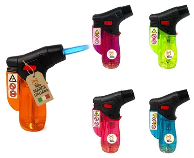 Immagine prodotto di Akitaink Set 5 Accendigas Antivento Accendini Fiamma ossidrica