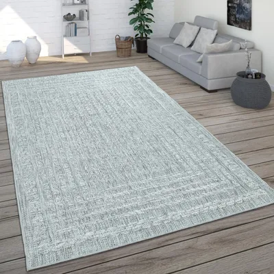 Produktbild von In- & Outdoor Teppich Für Balkon Terrasse, Küchenteppich Im Modernen Skandi-Look Grösse 120x170 cm