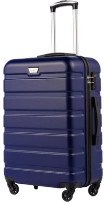 Produktbild von Hartschalen-Koffer Trolley Dunkelblau Großer Koffer mit TSA-Schloss und 4 Rollen