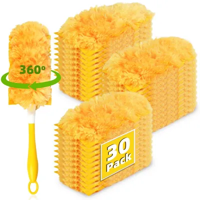 Obrázok produktu pre 30 kusov náhradných hlavíc na utierky Swiffer Dusters, 360°, bez zápachu, značka Heavy D