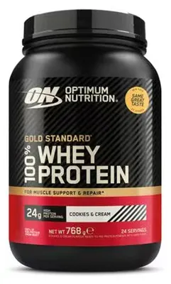 Image de Whey protéine - Optimum Nutrition - 100% Whey gold (780g) - Saveur Cookies et Cream