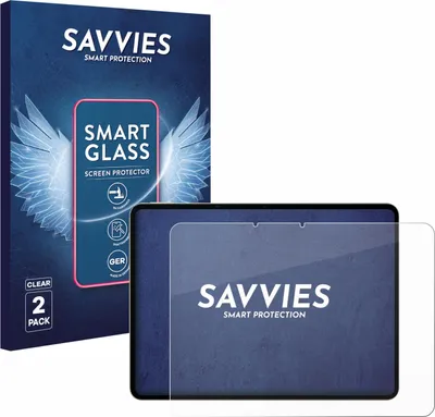 Produktbild von 2x Savvies Schutzglas Folie für realme Pad 3 9H Panzer Schutzfolie Glas Displayschutz klar transparent