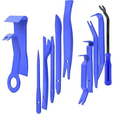 Produktbild von Praktisches 12-teiliges Zierleistenkeile-Set für Auto, Möbel & Renovierung – ideal zum schonenden Entfernen von Verkleidungen, Clips & Leisten