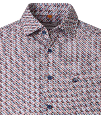 Produktbild von Redmond - Comfort Fit - Herren Freizeithemd (261065111), Größe:4XL, Farbe:Rot(500)