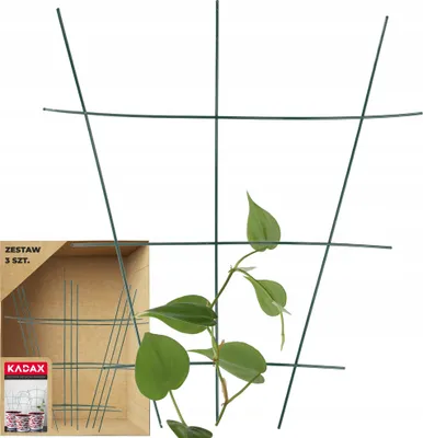 Obrázek produktu pro KADAX podpěra pro popínavé rostliny "Chieti", ocelová mřížka na květiny, 42 cm, mřížka na rostliny