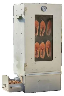 Produktbild von Grill, Holzkohlekochen, Kaltrauchgenerator, armeegrün
