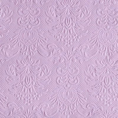Produktbild von 15 Servietten Elegance geprägt 33x33cm hochwertig Blüte Ornament edel elegant, Farbe:light purple