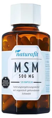 Immagine prodotto di naturafit MSM 500 mg capsule, 120 capsule