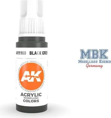 Zdjęcie produktu dla AK Interactive S.L. AK-11160 Czarny Zielony (III generacja)