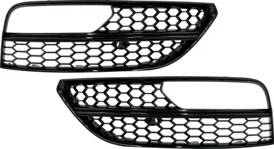 Obrázek produktu pro Sada mřížky nárazníku levá + pravá černá lesklá pro Audi A3 8V 2012-2016