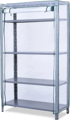 Zdjęcie produktu dla Pokrowiec ochronny z zamkiem błyskawicznym do wnętrz i na zewnątrz, przezroczysty polietylen, 125 x 40 x 185 cm