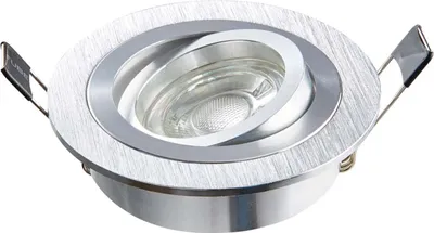 Produktbild von Heitronic Einbaustrahler DL7801 Aluminium rund für LED max. 8W GU10 230V & GU5,3 12V