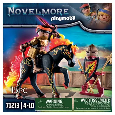 Image de PLAYMOBIL 71213 Burnham raider cheval feu