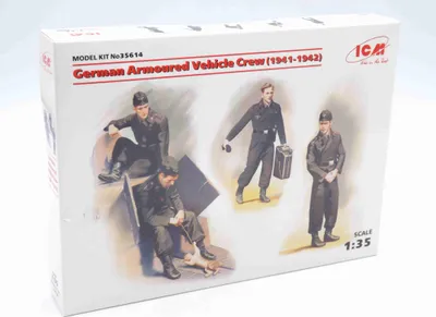 Produktbild von ICM 35614 German Armoured Vehicle Crew (1941-1942) Figuren 1:35