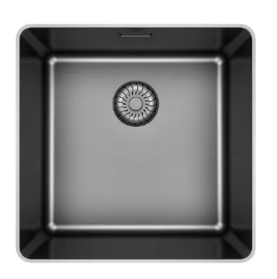 Produktbild von Caressi CAPPSR40R20GM Spüle, Flächenbündig, Gun Metal (PVD).