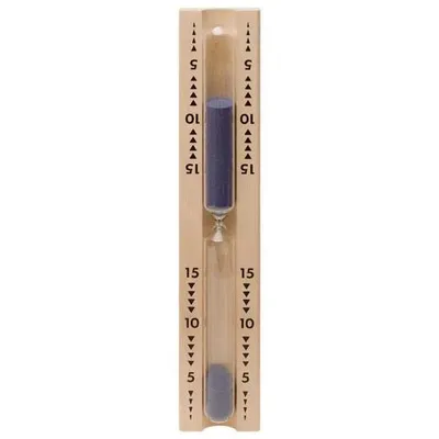 Produktbild von Finnsa Sauna - Sanduhr Saunauhr Sandfarbe blau 0652