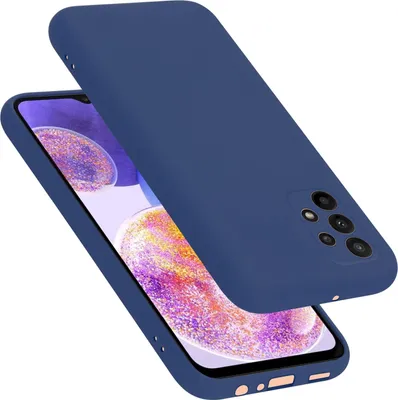 Produktbild von Cadorabo Schutzhülle für Samsung Galaxy A23 4G / 5G Hülle in Blau Handyhülle Case Cover TPU Etui