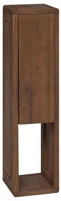 Immagine prodotto di vidaXL Scaffale laterale per bagno, legno massello di teak, naturale, 25 x 25 x 100 cm