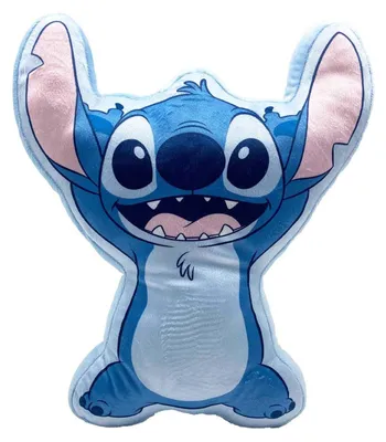 Produktbild von Disney Stitch 3D-Kuschelkissen für Kinder, Polyester, 33 x 32 x 12 cm