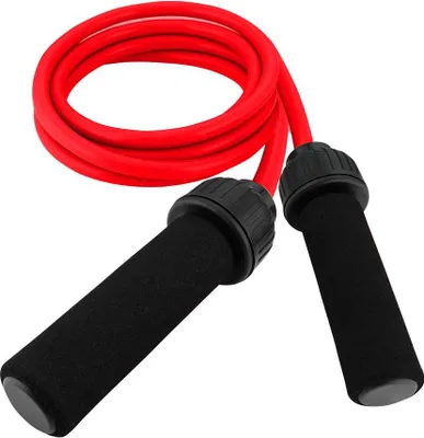 Produktbild von Gewichtetes Springseil mit gepolsterten Schaumstoffgriffen für Fitness-Workouts und Krafttraining
