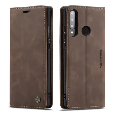 Obrázek produktu pro Huawei P30 Lite Pouzdro, RetroPolyuretanKožené Pouzdro, Kapsy na Karty, Magnetické Uzavírání, Pouzdro s Funkcí Stojánku pro Huawei P30 Lite Káva
