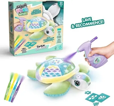 Obrázok produktu pre Set obrázkov Canal Toys, Airbrush Plus Nature, broasca testoasa, multicolor