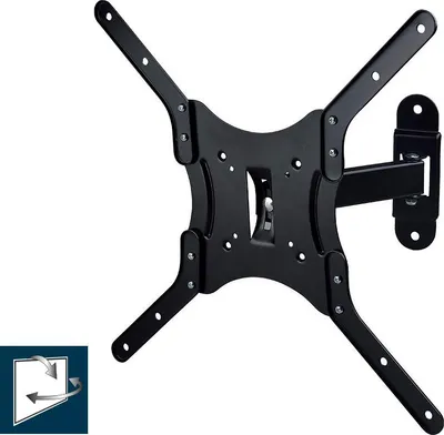 Image de Support Tv Mural Articulé Bras Articulé, 13-42 Pouces, 25kg - Edm
