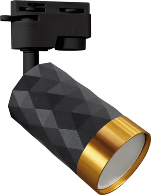 Image de Projecteur sur rail MATA TRA noir, or GU10 max 35W 04086 Struhm