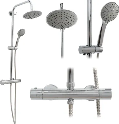 Immagine prodotto di Set Doccia REA DAYTON ChromeThermostat