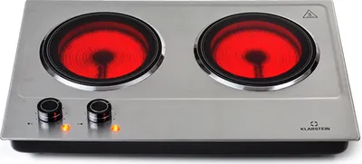 Produktbild von Klarstein Ramsey, dvojitá varná deska, 2400 W, 11 stupňů výkonu, sklokeramický povrch